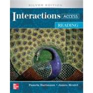 Interactions Access Reading Student Book + eCourse Code Silver Edition by Hartmann, Pamela; Mentel, James, 9780077202552