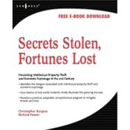Secrets Stolen, Fortunes Lost by Burgess, Christopher, 9781597492553