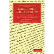 Cambridge Compositions by Archer-hind, Richard Dacre; Hicks, Robert Drew, 9781108002554