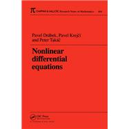 Nonlinear Differential Equations by Pavel Drabek, 9780429332555
