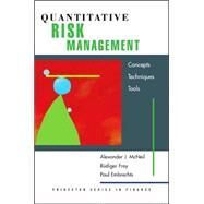 Quantitative Risk Management by McNeil, Alexander J., 9780691122557