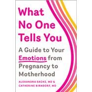 What No One Tells You A Guide to Your Emotions from Pregnancy to Motherhood by Sacks, Alexandra; Birndorf, Catherine, 9781501112560