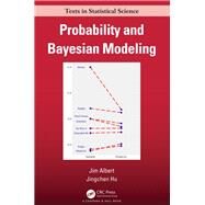 Probability and Bayesian Modeling by Albert; Jim, 9781138492561