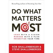 Do What Matters Most Lead with a Vision, Manage with a Plan, Prioritize Your Time by Shallenberger, Rob; Shallenberger, Steve, 9781523092574