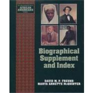 Biographical Supplement and Index by Freund, David M. P.; McQuirter, Marya Annette, 9780195102581