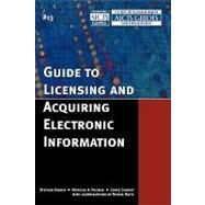 Guide to Licensing and Acquiring Electronic Information by Bosch, Stephen; Promis, Patricia A.; Sugnet, Chris; Davis, Trisha, 9780810852594