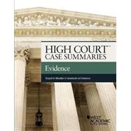 High Court Case Summaries on Evidence Keyed to Mueller by Staff, Publisher's Editorial, 9781634602594