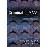 Criminal Law by Storey; Tony, 9781138142596