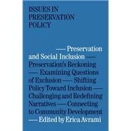 Preservation and Social Inclusion by Avrami, Erica, 9781941332603