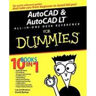 AutoCAD and AutoCAD LT All-in-One Desk Reference For Dummies by Byrnes, David; Ambrosius, Lee, 9780471752608