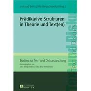 Prdikative Strukturen in Theorie Und Texten by Behr, Irmtraud; Berdychowska, Zofia, 9783631632611