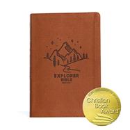 CSB Explorer Bible for Kids, Brown Mountains LeatherTouch Placing God's Word in the Middle of God's World by CSB Bibles by Holman, 9781430082613
