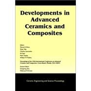 Developments in Advanced Ceramics and Composites A Collection of Papers Presented at the 29th International Conference on Advanced Ceramics and Composites, Jan 23-28, 2005, Cocoa Beach, FL, Volume 26, Issue 8 by Brito, Manuel E.; Filip, Peter; Lewinsohn, Charles A.; Sayir, Ali; Opeka, Mark; Mullins, William M.; Zhu, Dongming; Kriven, Waltraud M., 9781574982619