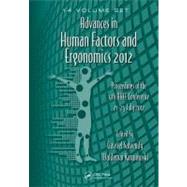 Advances in Human Factors and Ergonomics 2012- 14 Volume Set: Proceedings of the 4th AHFE Conference 21-25 July 2012 by Salvendy; Gavriel, 9781466552623