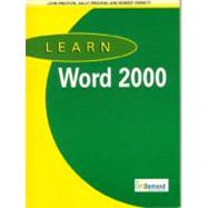 Learn Word 2000 by Preston, John M.; Preston, Sally; Ferrett, Robert; Preston, John, 9781580762625