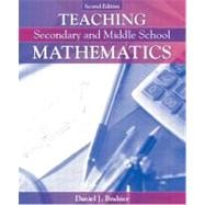 Teaching Secondary and Middle School Mathematics by Brahier, Daniel J., 9780205412631