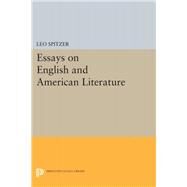 Essays on English and American Literature by Spitzer, Leo, 9780691622637
