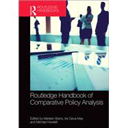 Routledge Handbook of Comparative Policy Analysis by Brans, Marleen; Geva-May, Iris; Howlett, Michael, 9780367872656