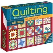 Quilting Block & Pattern-a-Day 2018 Calendar by Kratovil, Debby, 9781449482657