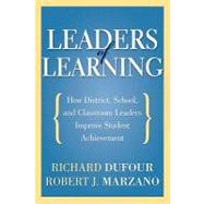 Leaders of Learning by Dufour, Richard; Marzano, Robert J., 9781935542667