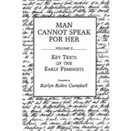 Man Cannot Speak for Her by Campbell, Karlyn Kohrs, 9780275932671