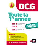 DCG : Toute la 1re anne du DCG 1, 8, 9 en fiches - Rvision 2022-2023 by Alain Burlaud; Franoise Rouaix; Marie Teste; Jean-Louis Echeviller; David Balny; Jean-Franois Sout, 9782216162673