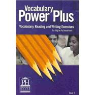 Vocabulary Power Plus Book H: Grade 8 by Daniel A. Reed, 9781580492676