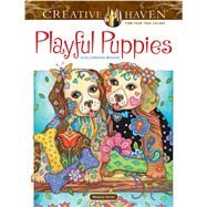 Creative Haven Playful Puppies Coloring Book by Sarnat, Marjorie, 9780486812687