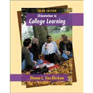 Orientation to College Learning by Van Blerkom, Dianna L., 9780534572693