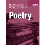 International Who's Who In Poetry 2005 by Europa Publications, 9781857432695