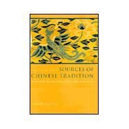 Sources of Chinese Tradition by De Bary, William Theodore, 9780231112703