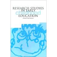 Research Studies in Early Childhood Education by Nutbrown, Cathy, 9781858562704