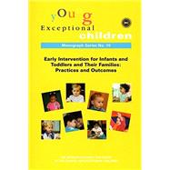 Young Exceptional Children Monograph No. 10 by Division for Early Childhood, 9780981932705