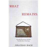 What Remains by Bach, Jonathan, 9780231182706