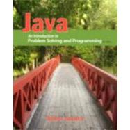 Java An Introduction to Problem Solving and Programming by Savitch, Walter, 9780132162708