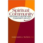 Spiritual Community by Teutsch, David, 9781580232708
