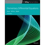 Elementary Differential Equations [Rental Edition] by DiPrima, Richard C.; Meade, Douglas B.; Boyce, William E., 9781119802709