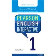 Pearson English Interactive 1 (Access Code Card) by Rost, Michael, 9780133832716
