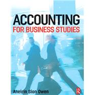 Accounting for Business Studies by Owen,Aneirin, 9781138152717
