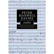 Peter Maxwell Davies Studies by Edited by Kenneth Gloag , Nicholas Jones, 9780521182720