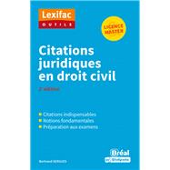 Citations juridiques en droit civil - Licence, Master by Bertrand Sergues, 9782749552729