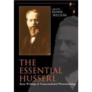 The Essential Husserl by Husserl, Edmund, 9780253212733