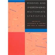 Reading and Understanding Multivariate Statistics by Grimm, Laurence G.; Yarnold, Paul R., 9781557982735