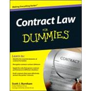 Contract Law for Dummies by Burnham, Scott J., 9781118092736