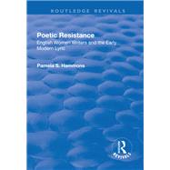 Poetic Resistance by Pamela Hammons, 9781315182759