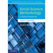 Social Science Methodology: A Unified Framework by John Gerring, 9780521132770