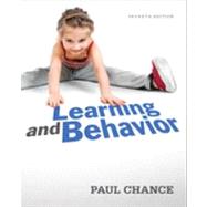 Learning and Behavior by Chance, Paul, 9781111832773