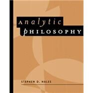 Analytic Philosophy Classic Readings by Hales, Steven D., 9780534512774