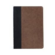 KJV Large Print Thinline Bible, Black/Brown LeatherTouch by Unknown, 9781087782775
