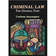 Criminal Law by Anyangwe, Carlson, 9789956762781
